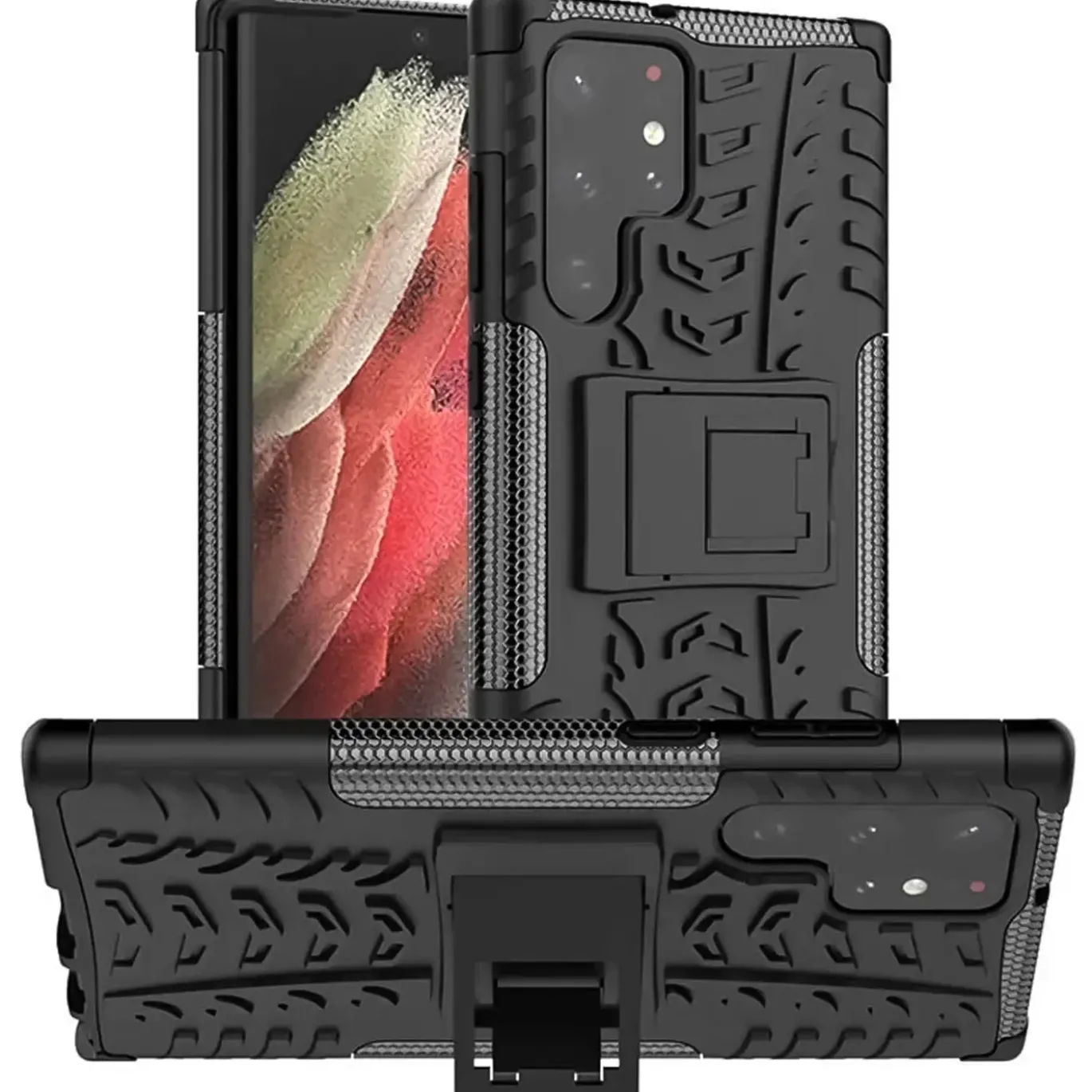 Samsung Galaxy S23 Ultra - Outdoor Hülle 2-teiliges Schutzcase