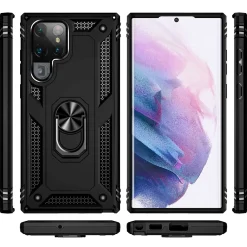 Samsung Galaxy S22 Ultra - Outdoor Hardcase mit Ringhalter