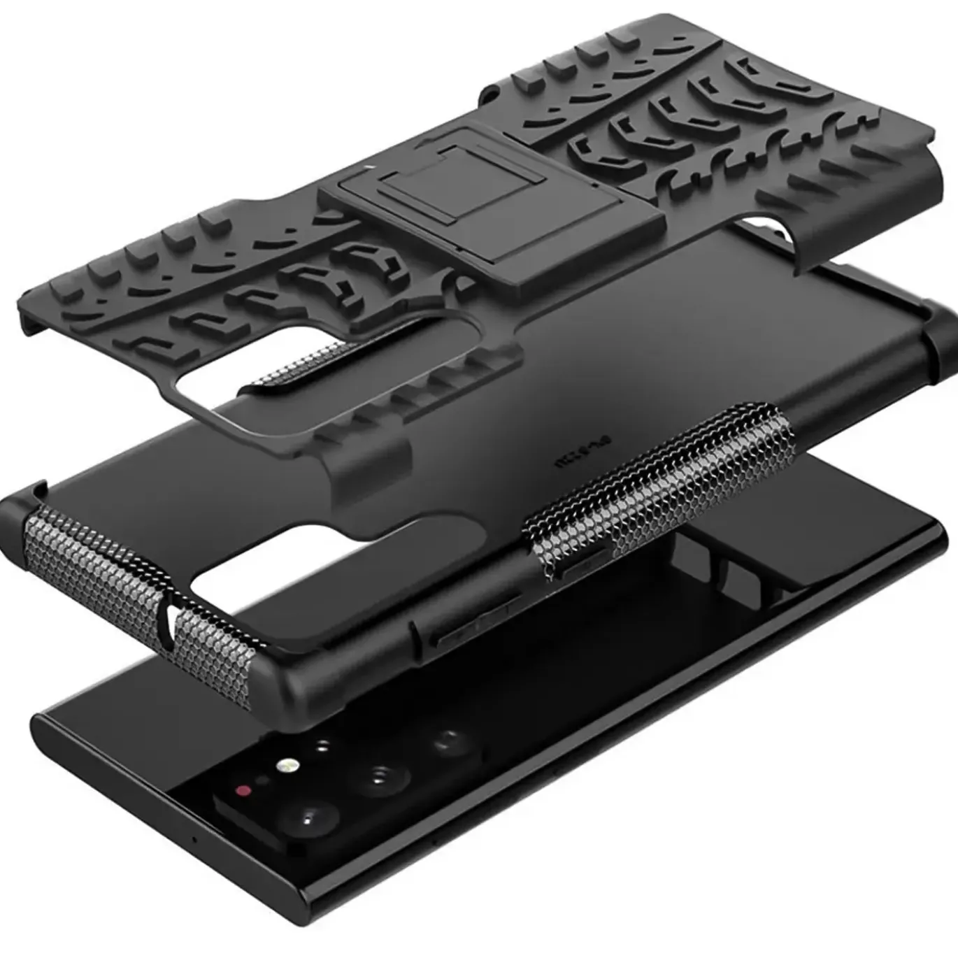 Samsung Galaxy S22 Ultra - Outdoor Hülle 2-teiliges Schutzcase