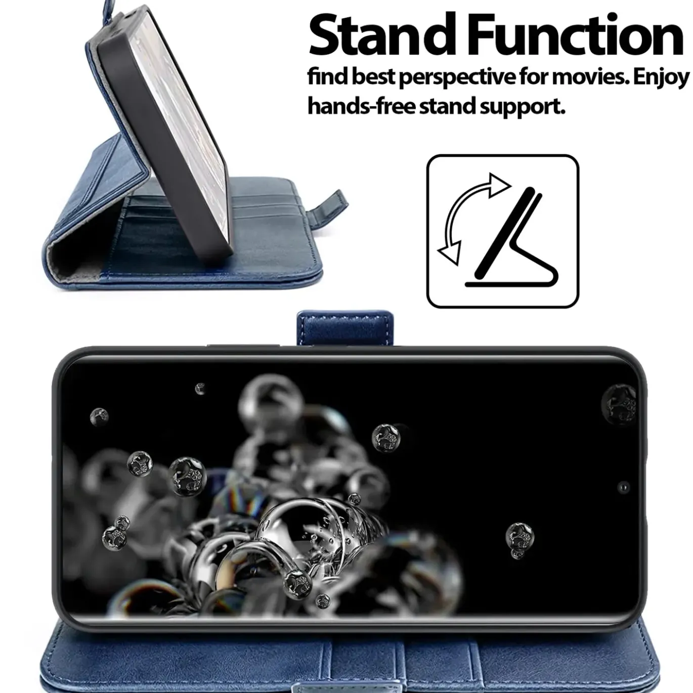 Samsung Galaxy S20 Ultra - Robuste Klapphülle mit RFID Block
