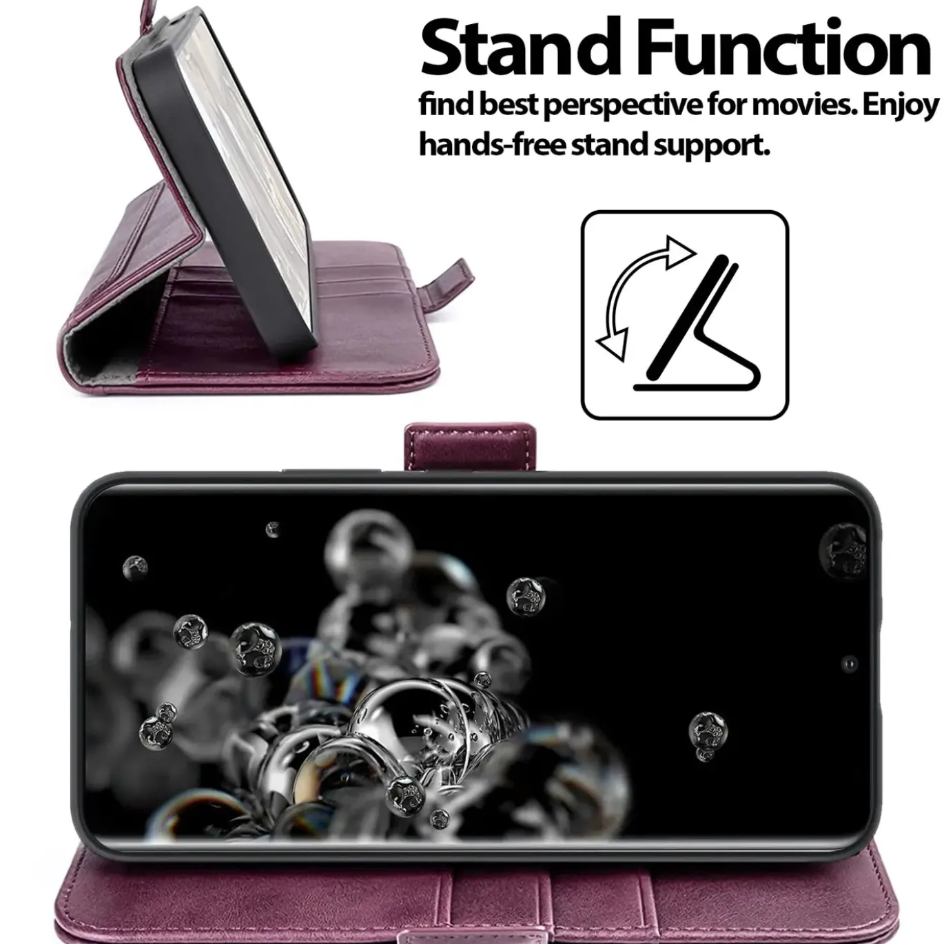 Samsung Galaxy S20 Ultra - Robuste Klapphülle mit RFID Block