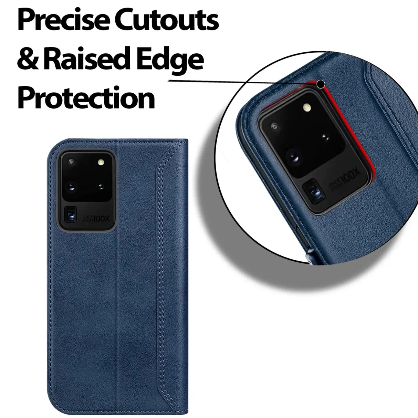 Samsung Galaxy S20 Ultra - Robuste Klapphülle mit RFID Block
