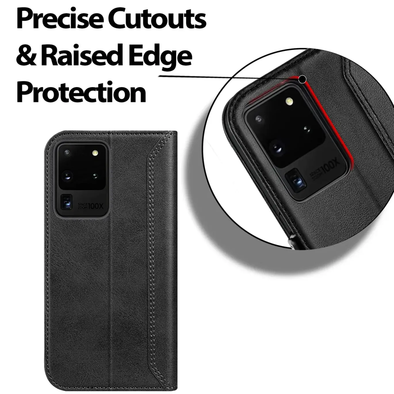 Samsung Galaxy S20 Ultra - Robuste Klapphülle mit RFID Block