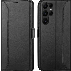 Samsung Galaxy S23 Ultra - Robuste Klapphülle mit RFID Block