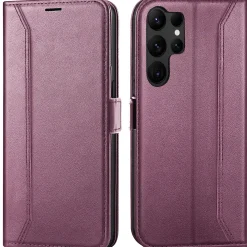 Samsung Galaxy S23 Ultra - Robuste Klapphülle mit RFID Block