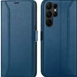 Samsung Galaxy S23 Ultra - Robuste Klapphülle mit RFID Block