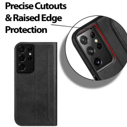 Samsung Galaxy S21 Ultra - Robuste Klapphülle mit RFID Block