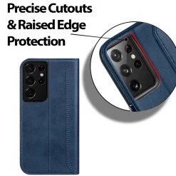 Samsung Galaxy S21 Ultra - Robuste Klapphülle mit RFID Block