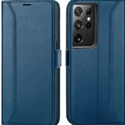 Samsung Galaxy S22 Ultra - Robuste Klapphülle mit RFID Block