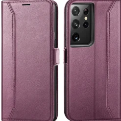 Samsung Galaxy S22 Ultra - Robuste Klapphülle mit RFID Block