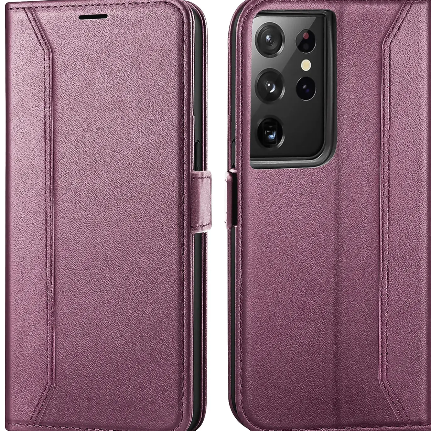 Samsung Galaxy S22 Ultra - Robuste Klapphülle mit RFID Block