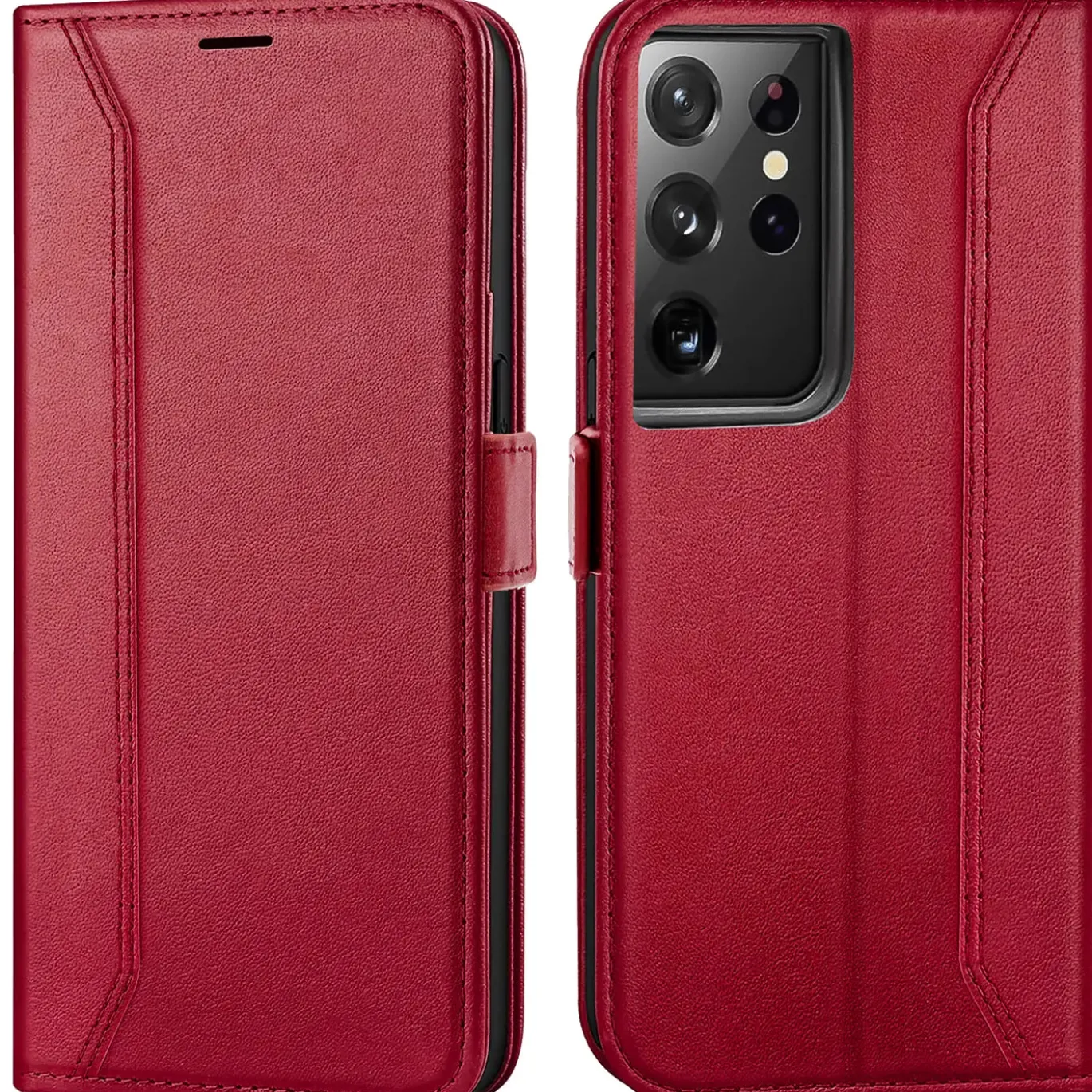 Samsung Galaxy S22 Ultra - Robuste Klapphülle mit RFID Block