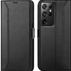 Samsung Galaxy S22 Ultra - Robuste Klapphülle mit RFID Block