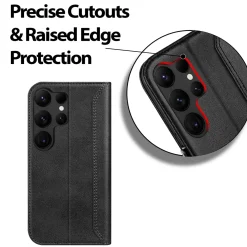 Samsung Galaxy S25 Ultra - Robuste Klapphülle mit RFID Block