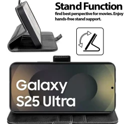 Samsung Galaxy S25 Ultra - Robuste Klapphülle mit RFID Block