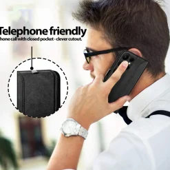 Samsung Galaxy S25 Ultra - Robuste Klapphülle mit RFID Block