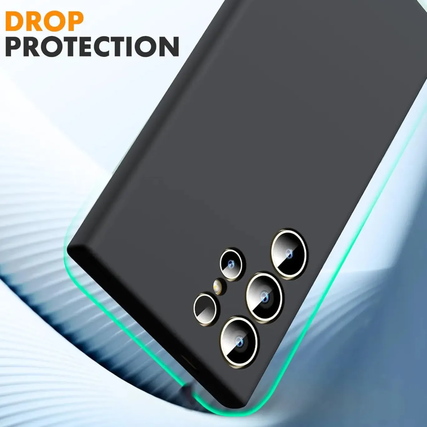 Samsung Galaxy S24 Ultra - Silikon Case mit Mikrofaser-Innenseite
