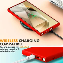 Samsung Galaxy S25 Ultra - Silikon Case mit Mikrofaser-Innenseite
