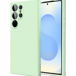 Samsung Galaxy S25 Ultra - Silikon Case mit Mikrofaser-Innenseite