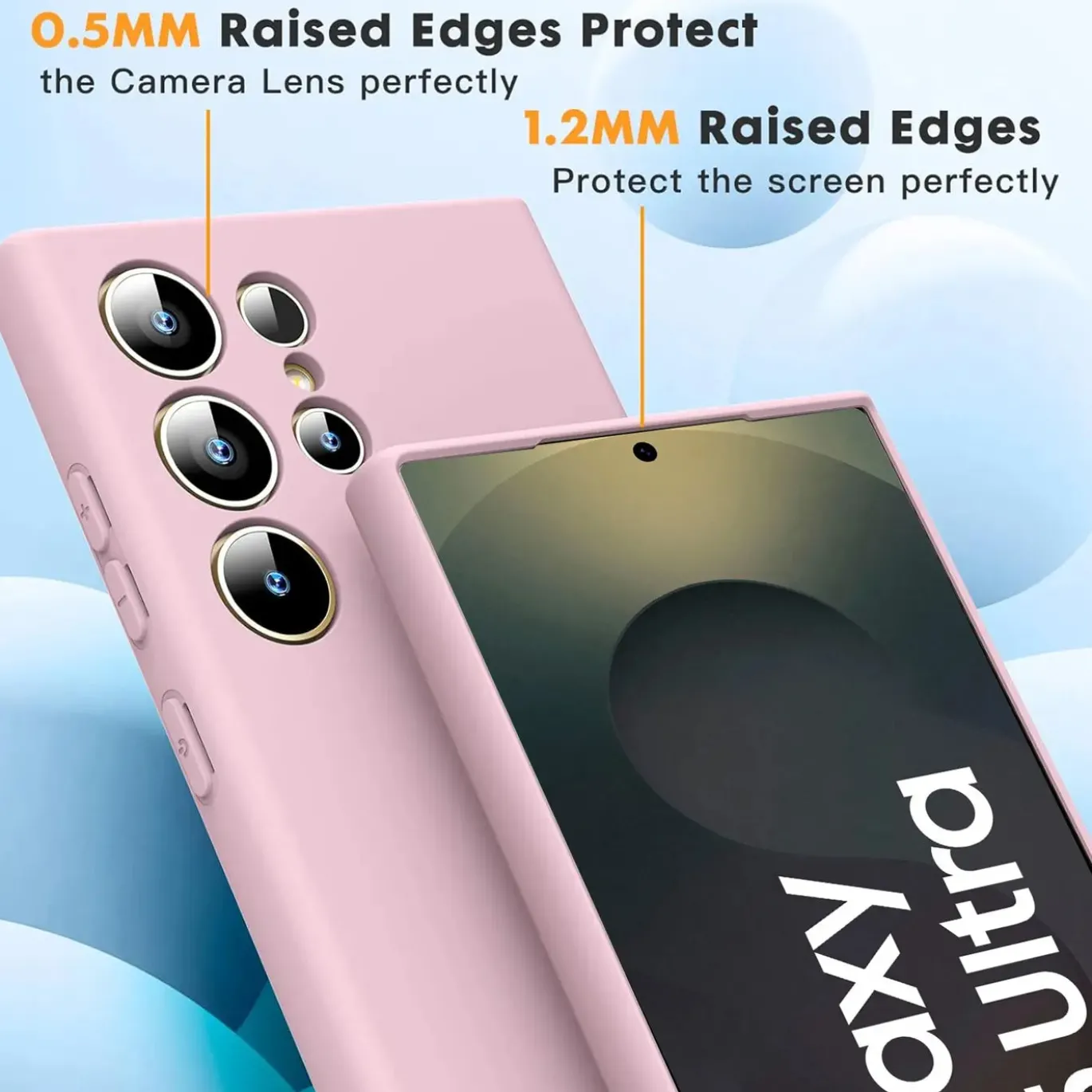 Samsung Galaxy S25 Ultra - Silikon Case mit Mikrofaser-Innenseite