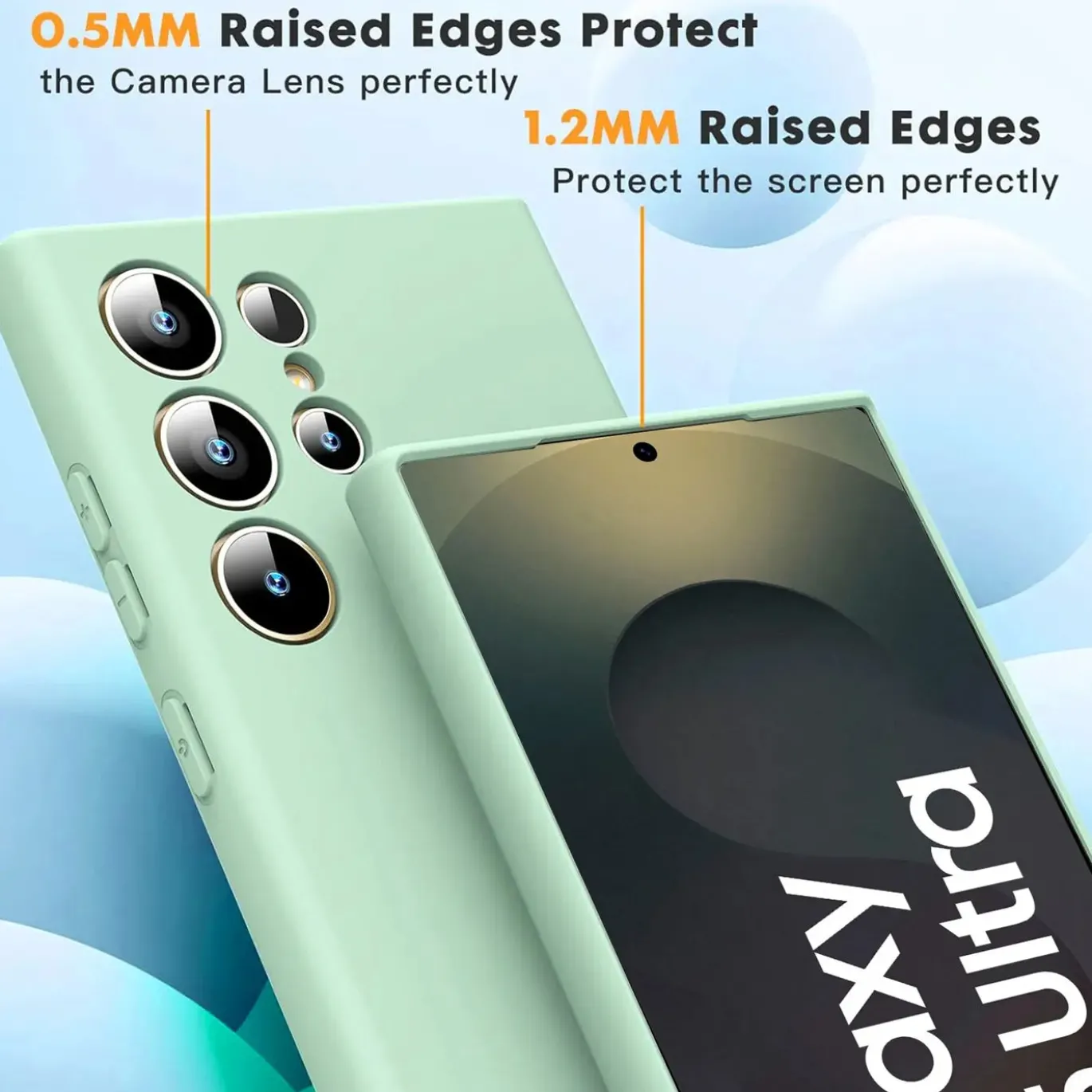 Samsung Galaxy S25 Ultra - Silikon Case mit Mikrofaser-Innenseite