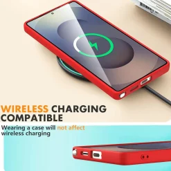 Samsung Galaxy S25 Ultra - Silikonhülle mit Kartenfach & Kameraschutz
