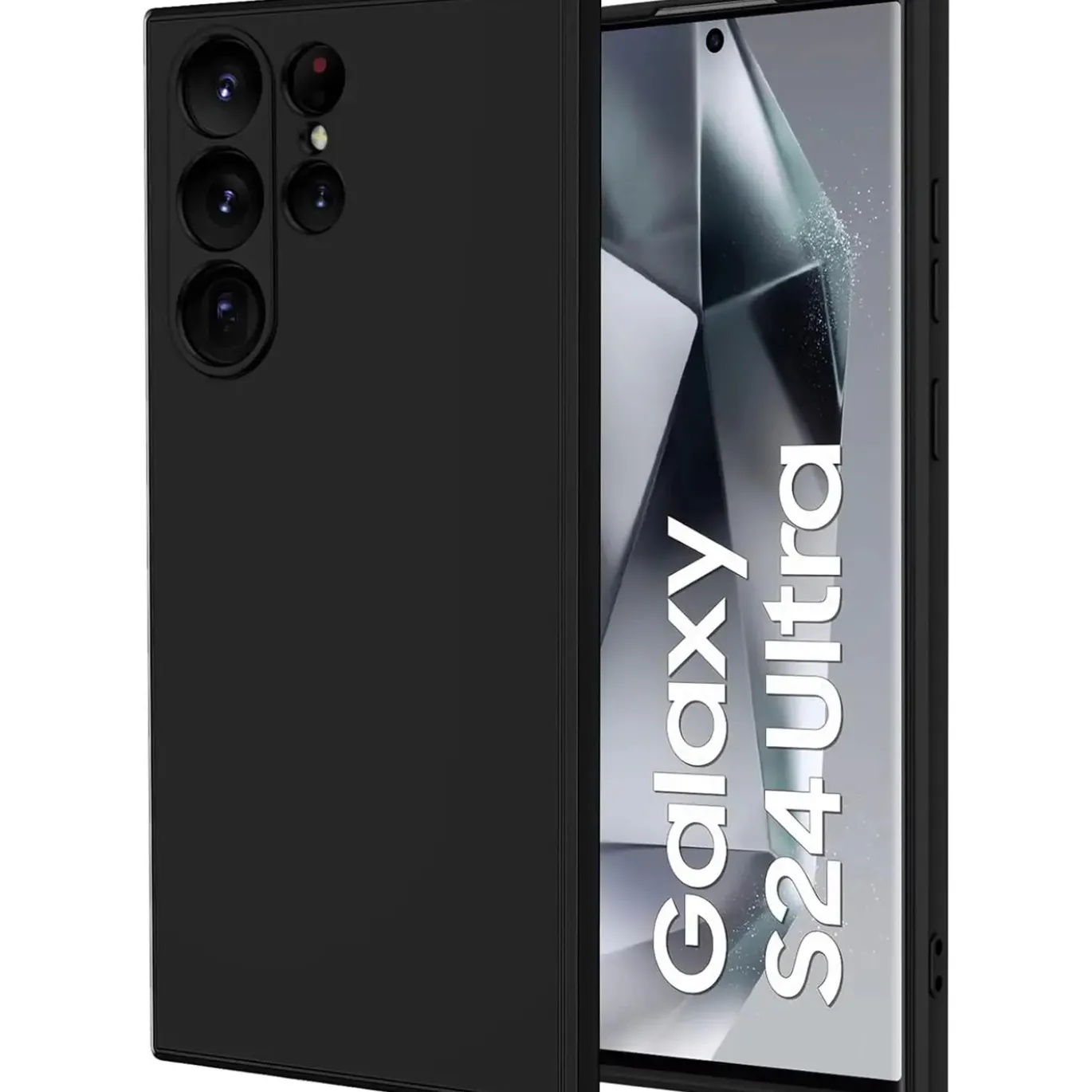 Samsung Galaxy S24 Ultra - Slim Silikon Backcover Schwarz