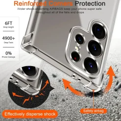 Samsung Galaxy S24 Ultra - Stoßfestes Clear Case