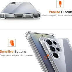 Samsung Galaxy S25 Ultra - Stoßfestes Clear Case