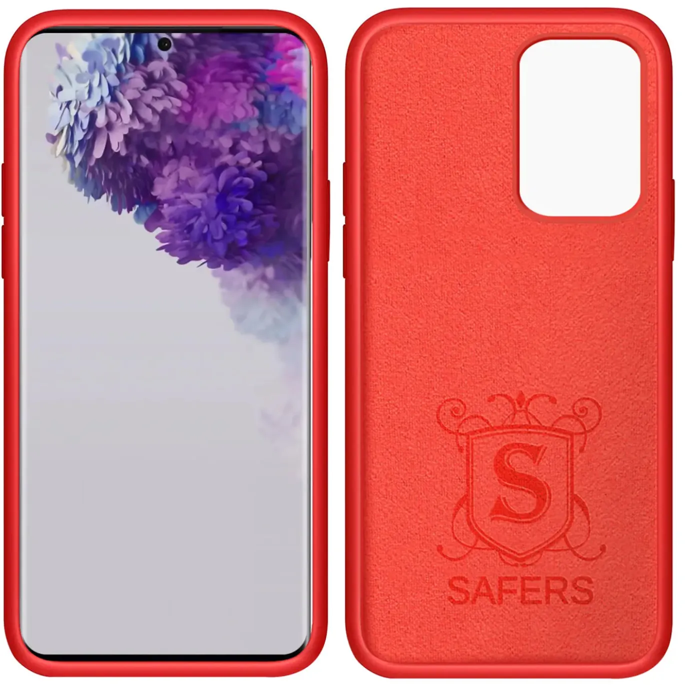 Samsung Galaxy S20 Ultra - Silikon Case mit Mikrofaser-Innenseite