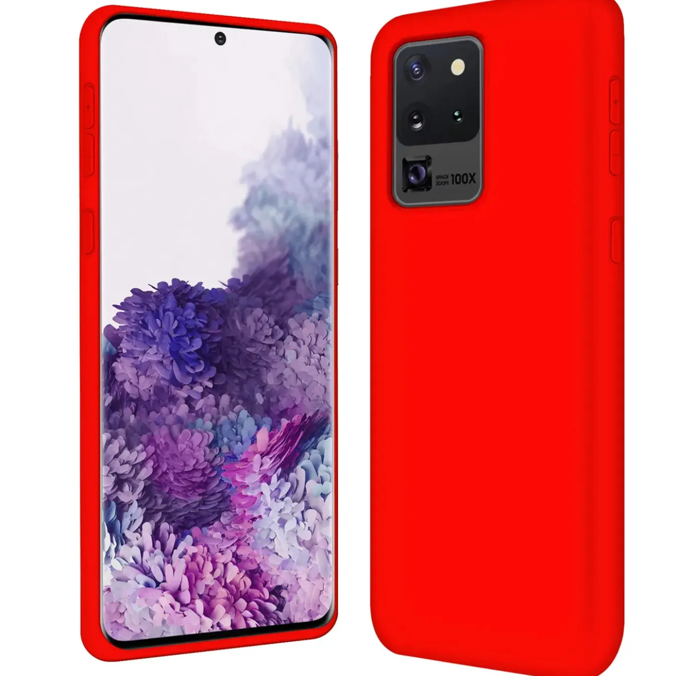 Samsung Galaxy S20 Ultra - Silikon Case mit Mikrofaser-Innenseite