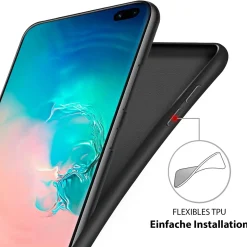 Samsung Galaxy S20 Ultra - Silikon Case mit Mikrofaser-Innenseite