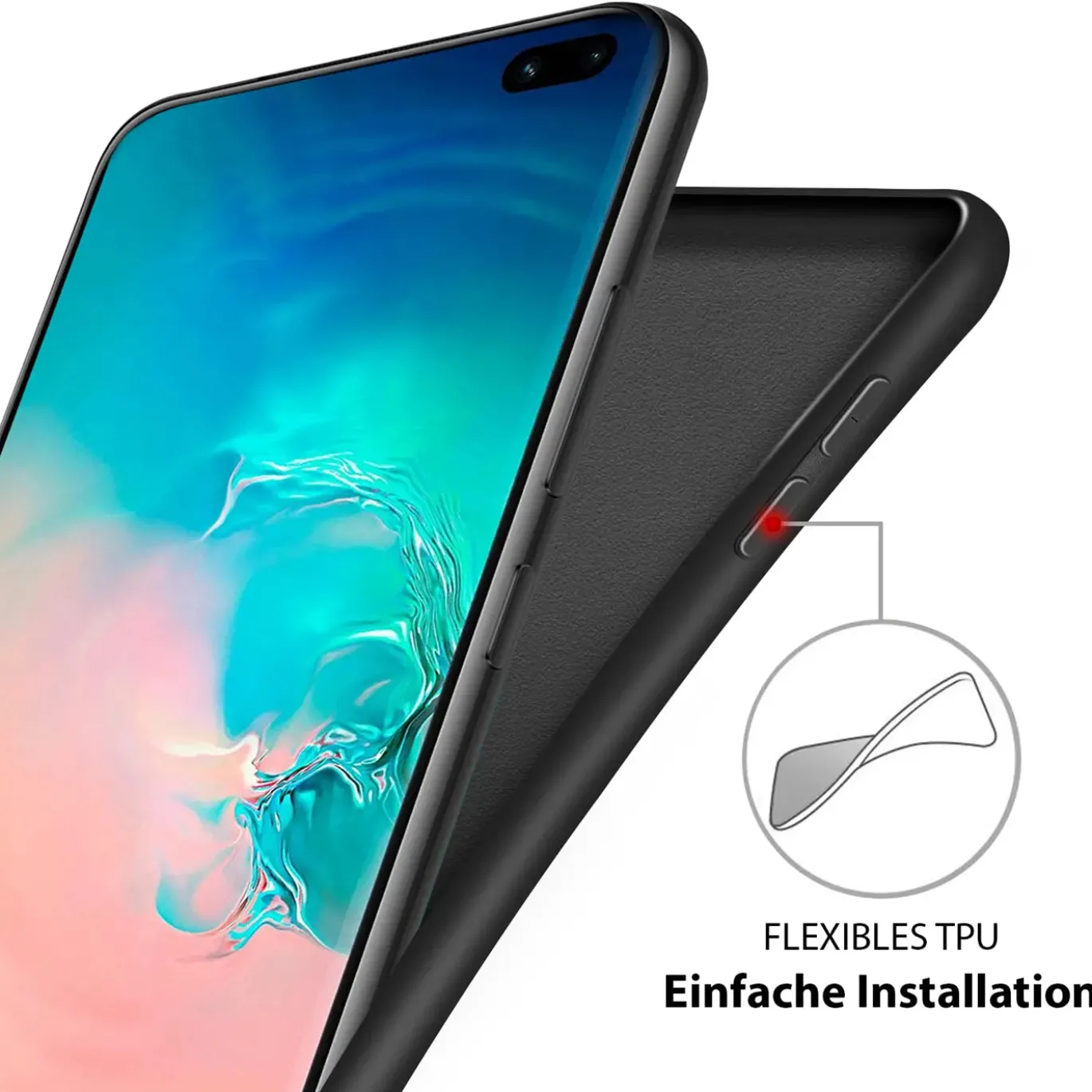 Samsung Galaxy S20 Ultra - Silikon Case mit Mikrofaser-Innenseite