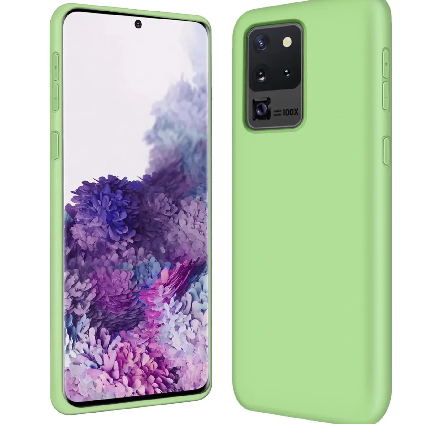 Samsung Galaxy S20 Ultra - Silikon Case mit Mikrofaser-Innenseite