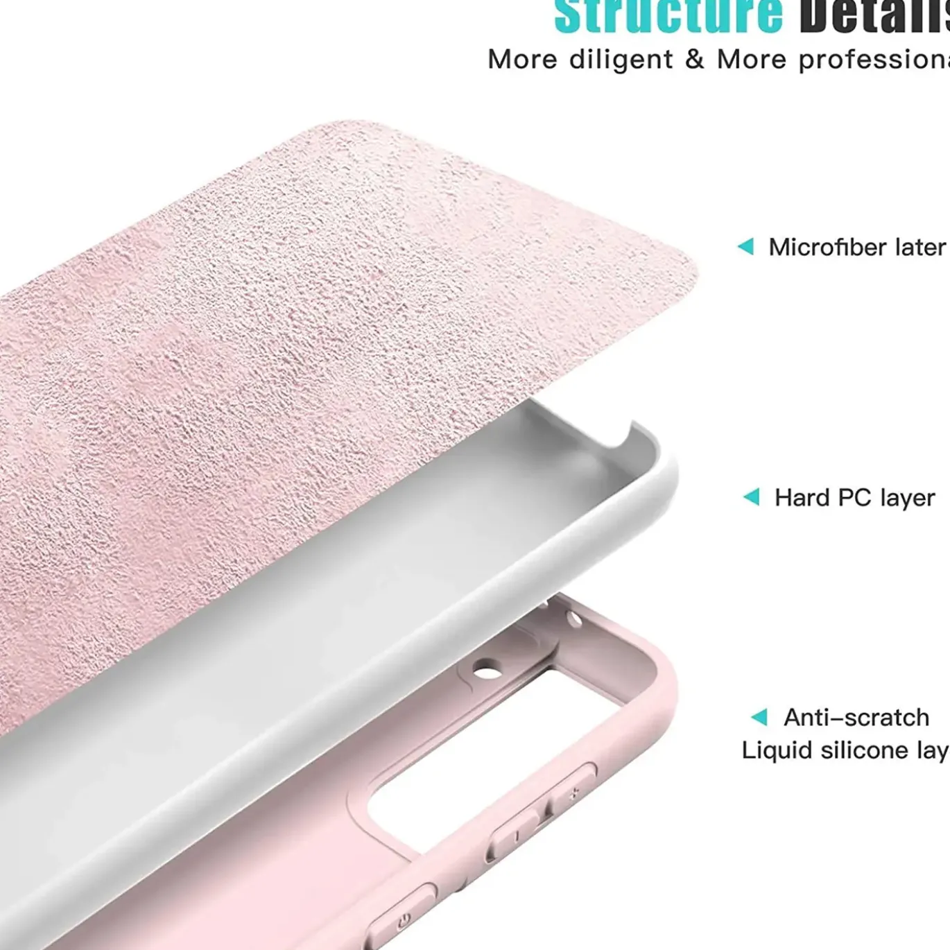 Samsung Galaxy S23 Ultra - Silikon Case mit Mikrofaser-Innenseite