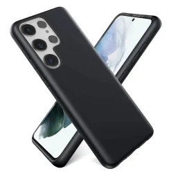 Samsung Galaxy S23 Ultra - Silikon Case mit Mikrofaser-Innenseite