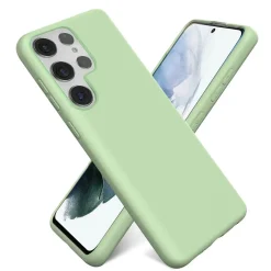 Samsung Galaxy S23 Ultra - Silikon Case mit Mikrofaser-Innenseite