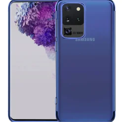 Samsung Galaxy S20 Ultra - Transparente Hülle mit Akzenten