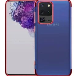 Samsung Galaxy S20 Ultra - Transparente Hülle mit Akzenten