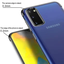 Samsung Galaxy S20 Ultra - Transparente Hülle mit Akzenten