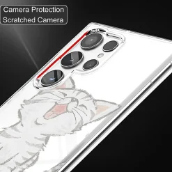 Samsung Galaxy S22 Ultra - TPU Case mit Motivdruck