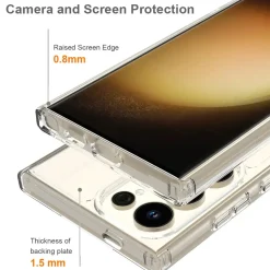 Samsung Galaxy S24 Ultra - Transparente MagSafe Silikonhülle