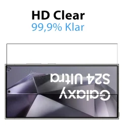 Samsung Galaxy S24 Ultra - 2x 9H Panzer Glasfolie, Displayfolie