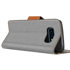 Samsung Galaxy S10e - Jeanslook Klapphülle mit Kartenfach
