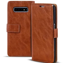 Samsung Galaxy S10e - Retro Klapphülle mit Karten- & Geldfach