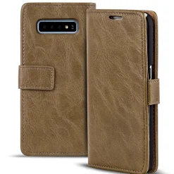 Samsung Galaxy S10e - Retro Klapphülle mit Karten- & Geldfach