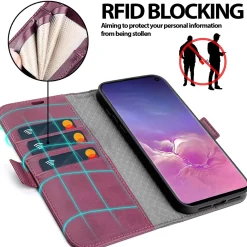 Samsung Galaxy S10e - Robuste Klapphülle mit RFID Block