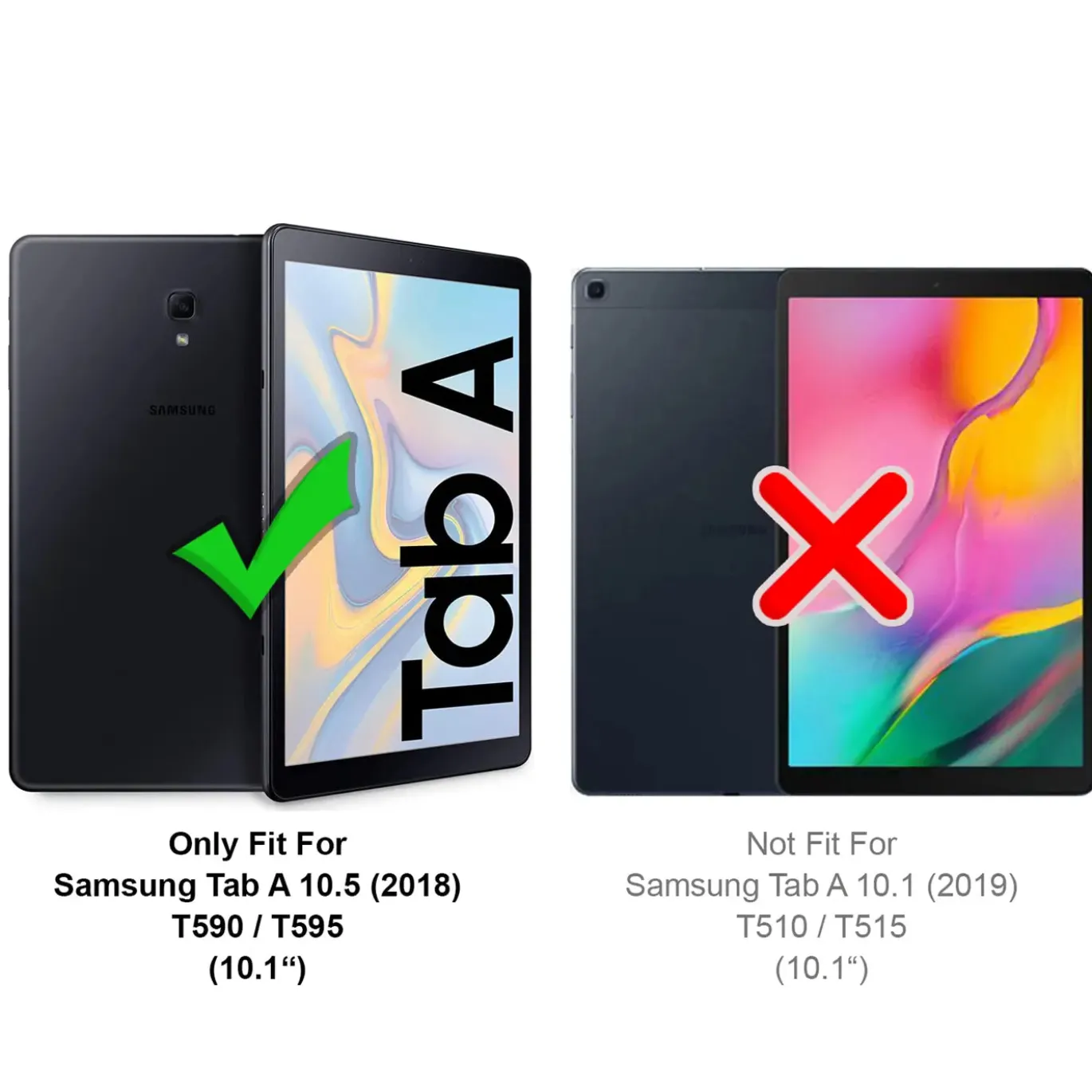 Samsung Galaxy Tab A 10.5 2018 - Panzerglas gehärtet für Display