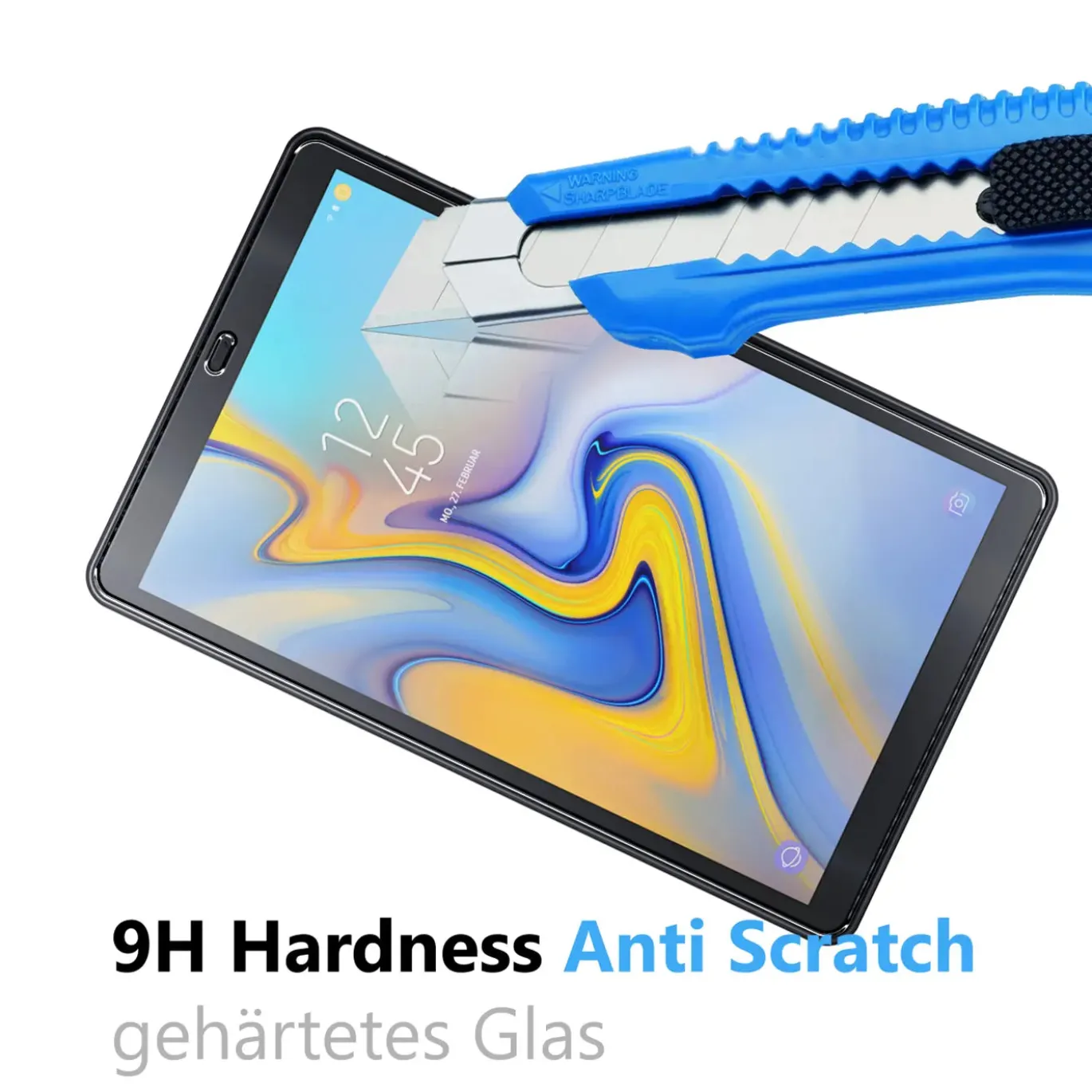 Samsung Galaxy Tab A 10.5 2018 - Panzerglas gehärtet für Display