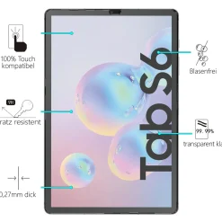 Samsung Galaxy Tab S6 10.5 - Panzerglas gehärtet für Display
